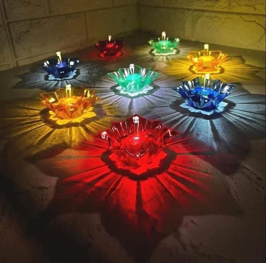 Reflective Shadow Diya Set